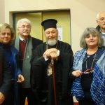 Φωτογραφία συμμετεχόντων με τον Θεοφιλέστατο Επίσκοπο Αμορίου κ.κ. Νικηφόρο, Ηγούμενο της Ιεράς Πατριαρχικής και Σταυροπηγιακής Μονής Βλατάδων